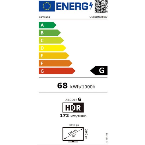 TV UHD SAMSUNG QE50QN80FAUXXH NEO QLED SMART AI